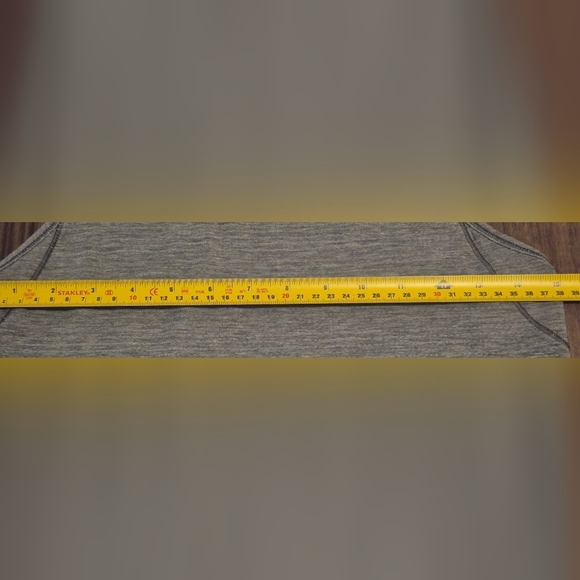 Lululemon Long Distance Tank – Heathered Black Size 6 - Picture 6 of 7